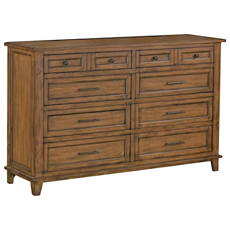 Traditional Dresser with 10 Drawers